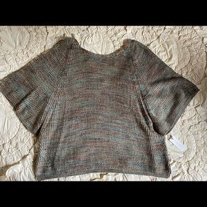 NWT ANTHROPOLOGIE short sleeved layering sweater
